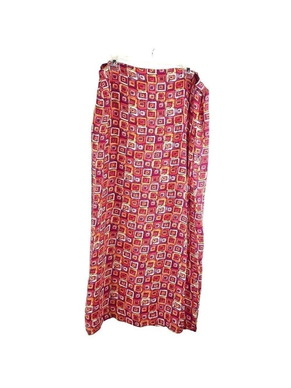 NEW- Wrap Around, Waist Tie, Geometric Design Long Maxi Dress One Size Fits All